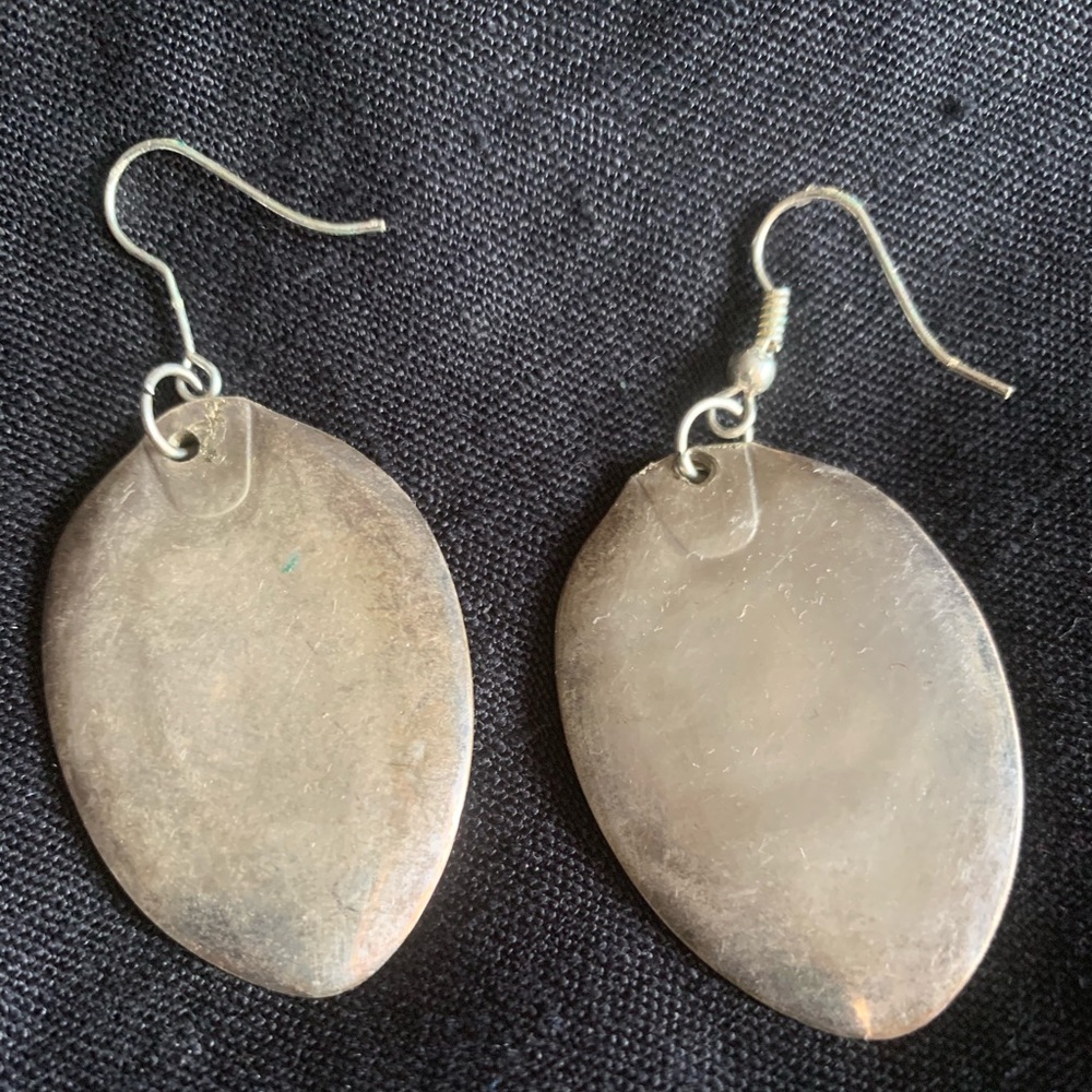 Artesian Demi silver spoon earrings